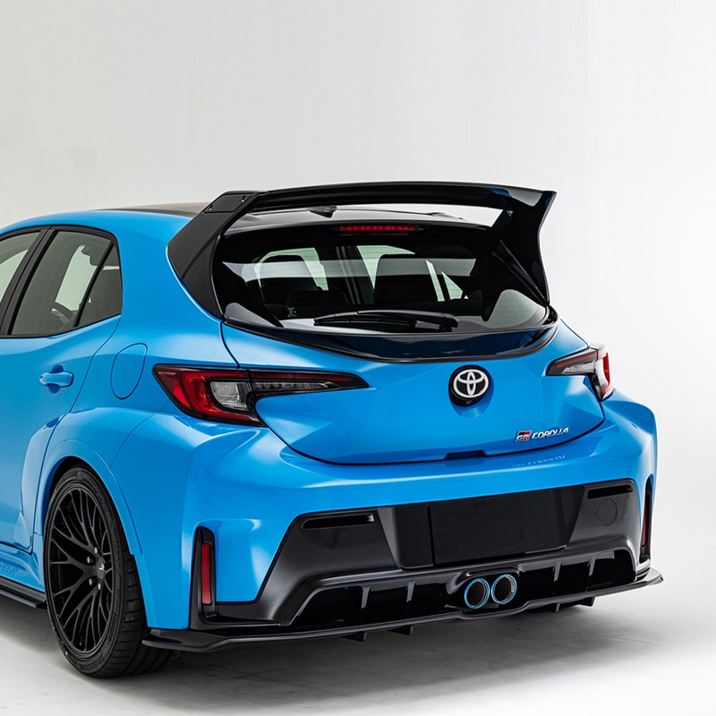[MC前]GRカローラ GR TOYOTA Gazoo Racing × GROW Design リアウィング