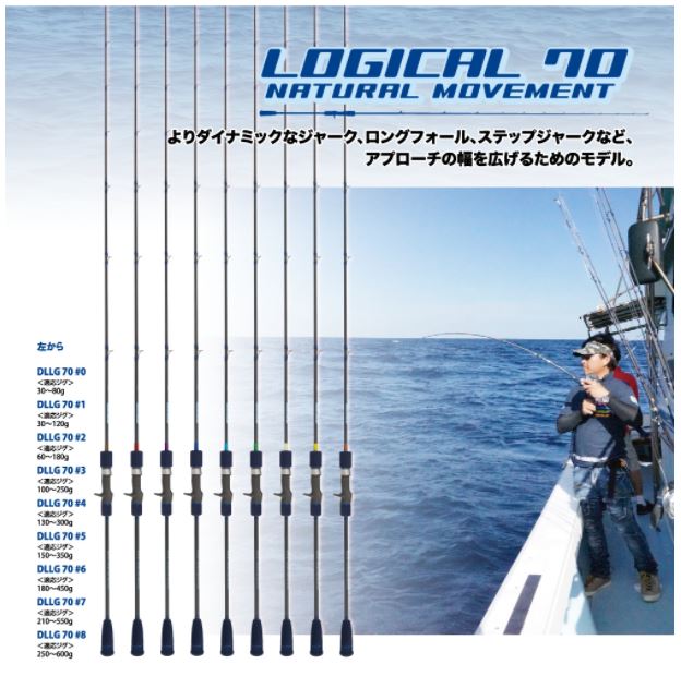 取り寄せ商品】ロジカル 70 2 ピース ＃6 ディープライナー | ロッド 