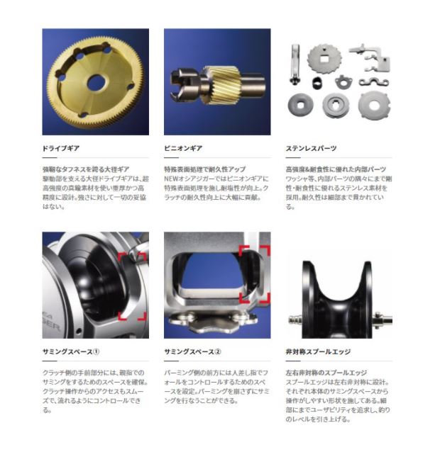 シマノ 21 オシアジガー 2001 NR XG 左巻き | リール | フィッシングサポート グロース シマノ 21 オシアジガー 2001 NR XG 左巻き | リール | フィッシングサポート グロース