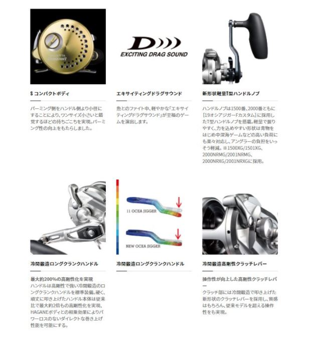 シマノ 21 オシアジガー 00 Nr Mg 右巻き リール フィッシングサポート グロース