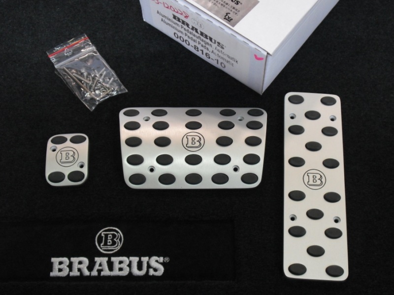 BRABUS｜ブラバス アルミペダルセット マットシルバー【W220 /W221