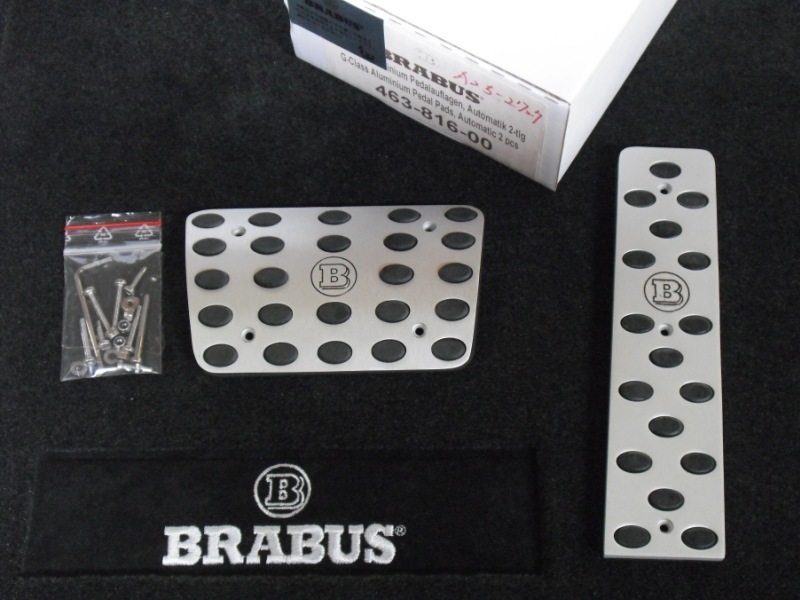 正規品】BRABUS ブラバス アルミペダルセット R230 SL BRABUS ブラバス