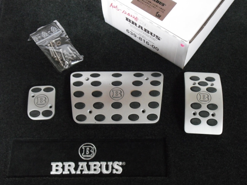生産終了・廃盤 BRABUS ブラバス アルミペダルセット 【639-816-00