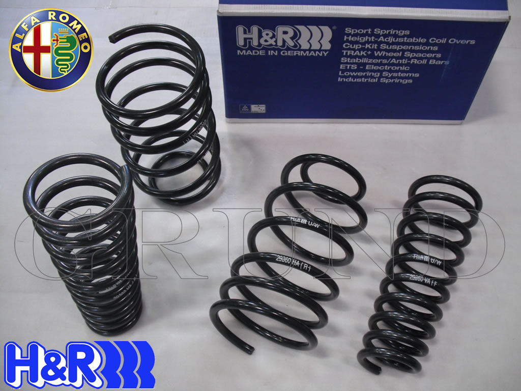 H&R ダウンサス 29360-1【H&R Sport Springs】スポーツ