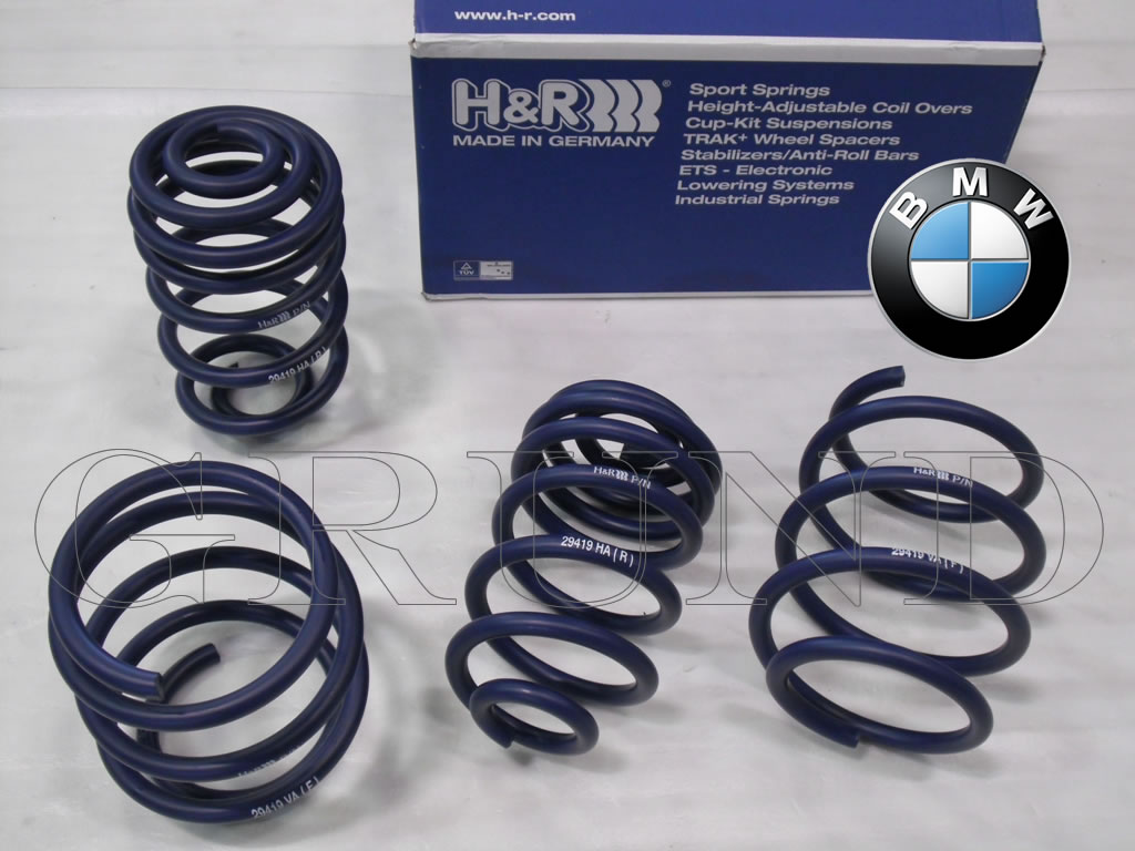 H&R製 KONI FSDローフォルムキット用ダウンサス  E46 Mスポ H&R ダウンサス 29419-1【H&R Sport Springs】スポーツスプリング【BMW