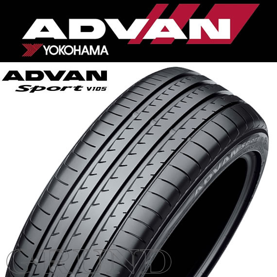タイヤ・ホイール alfaromeo_d ADVAN Sport V105 YOKOHAMA ADVAN Sport V105S 225/40R18 92Y XL