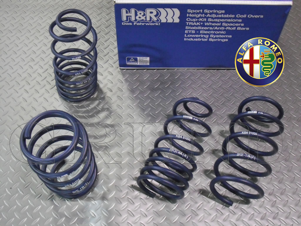 いぶし銀　H&R ダウンサススプリング　フィアット500用　1台分 いぶし銀様専用 H&R ダウンサススプリング フィアット500用 1台