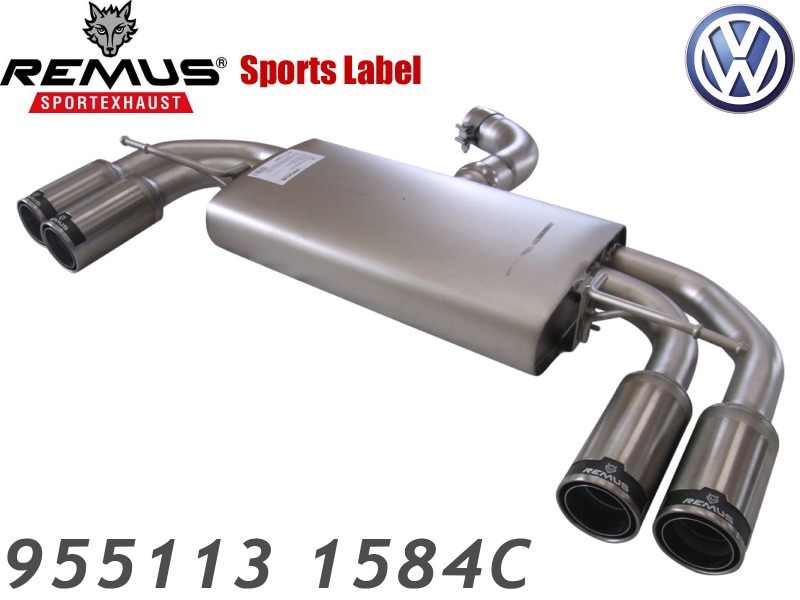 正規輸入品】REMUS Sports Label【レムス スポーツラベル リアマフラー