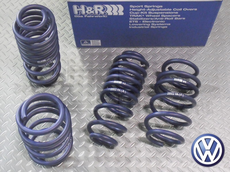VWシャラン ダウンスプリングH&R H&Rダウンサス 28922-1【H&R Sport Springs】スポーツスプリング