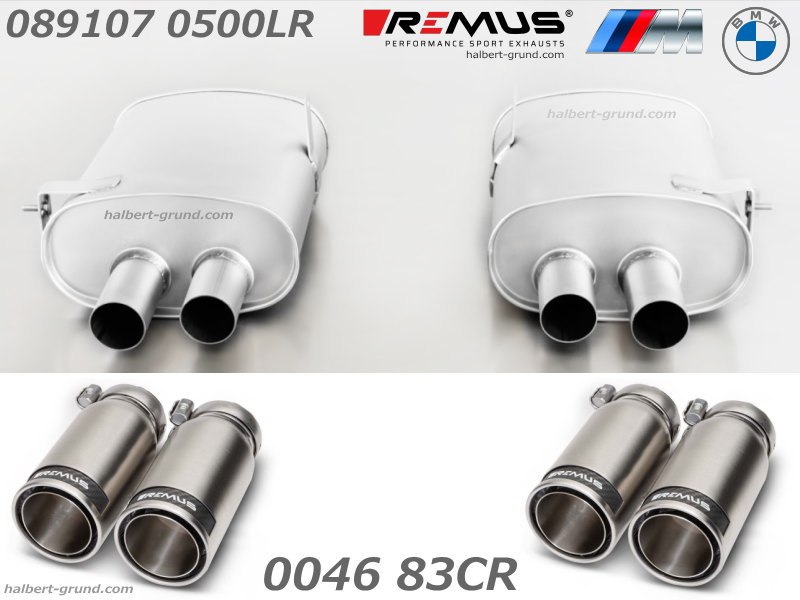 レムス マフラー 089107 0500LR+0046 83C【正規輸入品】REMUS Sports