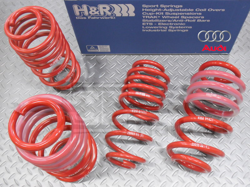 アウディ　ダウンサス　H&R H&R ダウンサス 29059-1【H&R Sport Springs】スポーツスプリング