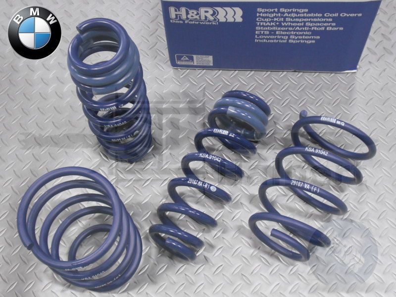 BMW e92用 H&R スポーツスプリング29187-1 H&R Lowering Springs 50mm / 25mm Drop For BMW E92 325i