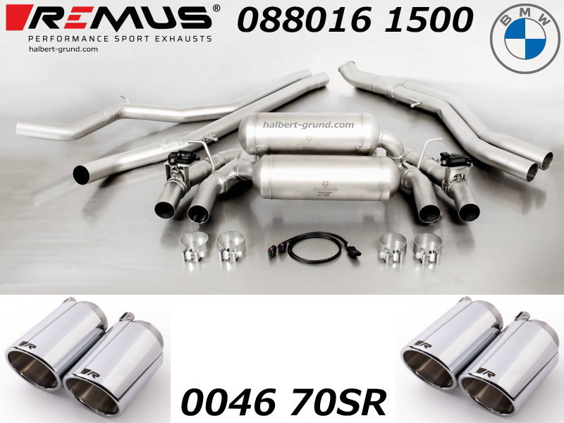 REMUS レムス キャタバックマフラー  B48エンジン用 新品 REMUS（レムス） マフラー F30/F31 320i 8A20 B48エンジン用 マフラー