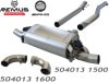 ������λ�����ס�����͢���ʡ�REMUS Cat-Back system�ڥ�ॹ ���㥿�Хå������ƥ�ޥե顼�å�륻�ǥ�AMG W176��Mercedes-AMG A45��504013 1500 + 504013 1600�ۡ�����̵������Ź��ô��
