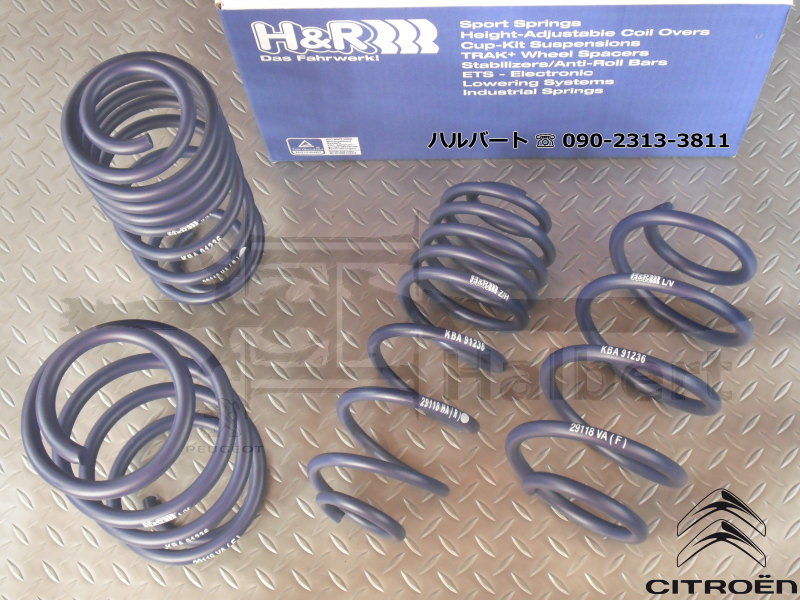 H&R ダウンサス 29118-1【H&R Sport Springs】スポーツスプリング