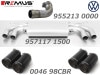 ������͢���ʡ�REMUS Axle-back system�ڥ�ॹ ���ݡ��ĥޥե顼 ��98 ���ȥ꡼�ȥ졼�� �֥�å���������W�����ۥե��륯������� �����7 GTI ��� ��955213 0000+957117 1500+0046 98CBR�ۡ�����̵������Ź��ô��