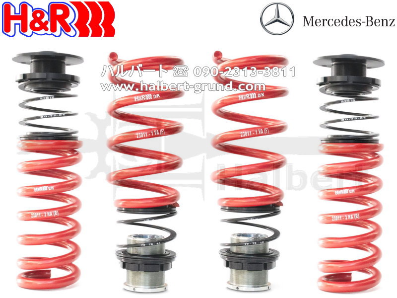 H&R アジャストスプリング 23011-2【H&R Height adjustable springs
