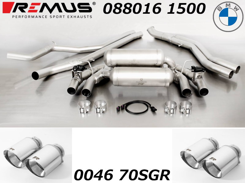 REMUS キャタバック ゴルフ7 GTI Φ102 アングル ストレートカット