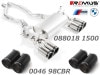 ͢ʡREMUS Axle-back-systemڥॹ ꥢޥե顼 98 ȥ꡼ȥ졼 ֥å W BMW 2꡼ F87 M2 ڥƥM2 Competition088018 1500 + 0046 98CBR̵ۡŹô