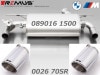 ������͢���ʡ�REMUS Axle-back system�ڥ�ॹ ���ݡ��ĥޥե顼 ��102 ���󥰥� ������BMW 2���꡼�� F22 M240i�ۡ�089016 1500 + 0026 70SR�ۡ�����̵������Ź��ô��