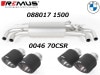 ͢ʡREMUS Axle-back Sport Exhaustڥॹ ݡĥ٥ ꥢޥե顼 102 ܥ 󥰥 W BMW 5꡼ 540i  G30 / ġ G31088017 1500 + 0046 70CSR̵ۡŹô