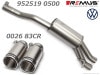 ������͢���ʡ�REMUS Axle-back system�ڥ�ॹ ���ݡ��ĥޥե顼 ��84 ���ȥ꡼�ȥ졼�� W�åե��륯������� �ݥ� AW 2.0 GTI��Volkswagen Polo��952519 0500 + 0026 83CR�ۡ�����̵������Ź��ô��