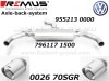 ������͢���ʡ�REMUS Axle-back system�ڥ�ॹ ���ݡ��ĥޥե顼 ��102 ���󥰥� ���ȥ졼�ȥ��å� �����ۥե��륯������� �����7 GTI �ѥե����ޥ� ��� AUDLB��955213 0000+796117 1500+0026 70SGR�ۡ�����̵������Ź��ô��