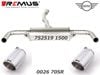 ������͢���ʡ�REMUS GPF-back-system�ڥ�ॹ ���ݡ��ĥ�٥� �ꥢ�ޥե顼 ��102 ���󥰥� �����åߥ� ����֥ޥ� F54 �����ѡ�S ��� LV20M��MINI CLUBMAN COOPER-S��752519 1500 + 0026 70SR�ۡ�����̵������Ź��ô��