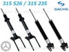 ��SACHS Damper�ۥ��å��� ����å����֥����С��å�륻�ǥ��٥�� M���饹 W164�ڥե���ȡ��ꥢ����ʬ���åȡ�Mercedes-Benz W164 ML��315 526��315 235�ۡ�����̵������Ź��ô��