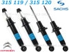 ��SACHS Damper�ۥ��å��� ����å����֥����С��å��ȥ����� C5 ������ 1.6T / 2.0�ڥե���ȡ��ꥢ����ʬ���åȡ�CITROEN��315 119��315 120�ۡ�����̵����