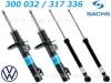 ��SACHS Damper�ۥ��å��� ����å����֥����С��åե��륯������� �ݥ� 9N 1.4 / 1.6�ڥե���ȡ��ꥢ����ʬ���åȡ�Volkswagen POLO 9N��300 032��317 336�ۡ�����̵������Ź��ô��