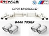 ͢ʡREMUS Axle Back Systemڥॹ ݡĥޥե顼 102 󥰥 ȥ졼ȥå W BMW 5꡼  F90 M5ۡ089618 0500LR + 0446 70SGR̵ۡŹô