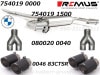 ������͢���ʡ�REMUS Axle-back-system�ڥ�ॹ ���ݡ��ĥޥե顼 ��84 �����ܥ� ���󥰥� W ������BMW 2���꡼�� ����󥯡��� F44 M235i xDrive�ۡ�080020 0040 + 754019 0000 + 754019 1500 + 0046 83CTSR�ۡ�����̵������Ź��ô��