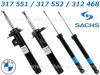 SACHS Damperۥå å֥СBMW Z4 E85 ɥ / E86 ڡڥեȡꥢʬåȡۡ317 551317 552312 468̵ۡ