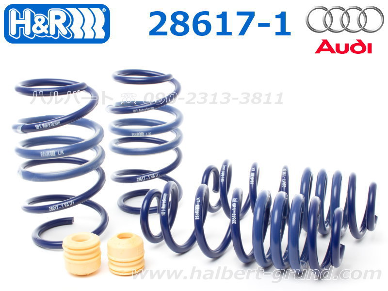 H&R ダウンサス 28617-1【H&R Sport Springs】スポーツスプリング