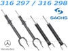 ��SACHS Damper�ۥ��å��� ����å����֥����С��å�륻�ǥ��٥�� M���饹 W166�ڥե���ȡ��ꥢ����ʬ���åȡ�Mercedes-Benz W166��316 297��316 298�ۡ�����̵������Ź��ô��