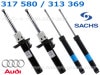 SACHS Damperۥå å֥Сåǥ TT 8J  & ɥ 2WDڥեȡꥢʬåȡAudi TT 8J317 580313 369̵ۡŹô317580313369