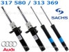 SACHS Damperۥå å֥Сåǥ TT 8J  & ɥ 2WDڥեȡꥢʬåȡAudi TT 8J317 580313 369̵ۡ317580313369