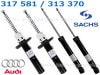 SACHS Damperۥå å֥Сåǥ TT 8J  & ɥ ȥڥեȡꥢʬåȡAudi TT 8J quattro317 581313 370̵ۡŹô317581313370