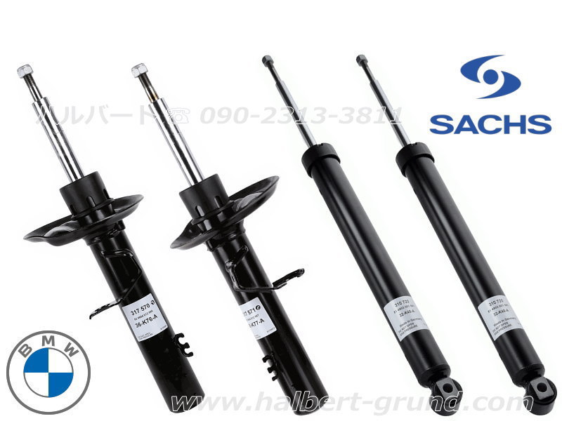 ��SACHS Damper�ۥ��å��� ����å����֥����С���BMW X���꡼�� F25 X3 xDrive�ڥե���ȡ��ꥢ����ʬ���åȡۡ�314 878��314 879��314 880�ۡ�����̵������Ź��ô��