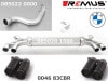 ������͢���ʡ�REMUS Axle-back-system�ڥ�ॹ ���ݡ��ĥޥե顼 ��84 ���ȥ꡼�ȥ졼�� �֥�å��������� W ������BMW 2���꡼�� ������ G42 M240i xDrive�ۡ�085022 0000 + 085020 1500 + 0046 83CBR�ۡ�����̵������Ź��ô��