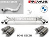 ������͢���ʡ�REMUS Axle-back-system�ڥ�ॹ ���ݡ��ĥޥե顼 ��84 �����ܥ�졼�� W ������BMW 2���꡼�� ������ G42 M240i xDrive�ۡ�085022 0000 + 085020 1500 + 0046 83CSR�ۡ�����̵������Ź��ô��