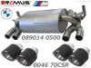 ͢ʡREMUS Axle-back-systemڥॹ ݡĥޥե顼 102 ܥ 󥰥 W BMW 3꡼ M3  F80ۡ089014 0500 + 0046 70CSR̵ۡŹô