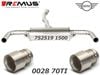 ������͢���ʡ�REMUS GPF-back-system�ڥ�ॹ ���ݡ��ĥ�٥� �ꥢ�ޥե顼 ��100 �����˥���֥�å��� �����åߥ� ����֥ޥ� F54 �����ѡ�S ��� LV20M��MINI CLUBMAN COOPER-S��752519 1500 + 0028 70TI�ۡ�����̵������Ź��ô��