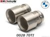 ������͢���ʡ�REMUS Axle-back system�ڥ�ॹ ���ݡ��ĥޥե顼 ��100 �����˥���֥�å��� ������BMW 1���꡼�� F40 M135i xDrive�ۡ�754019 0000 + 754019 1500 + 0028 70TI�ۡ�����̵������Ź��ô��