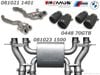 ������͢���ʡ�REMUS Axle-Back-system�ڥ�ॹ �ꥢ�ޥե顼 ��102 GT ������ �֥�å� W ������BMW 3���꡼�� M3 G80 ������ G81 �ġ���󥰡ۡ�081021 1401 + 081023 1500 + 0448 70GTB�ۡ�����̵������Ź��ô��