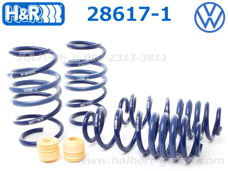 ��H&R Sport Springs��H&R ���ݡ��ĥ��ץ�� 28617-1�åե��륯������� �����8 R��Volkswagen Golf ���ۡ�28617-1�ۡ�����̵������Ź��ô��