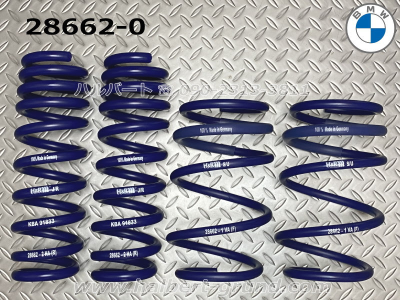  3シリーズ 用 H&R スポーツスプリング ダウンサス 28662-2 BMW Sport Lowering Spring Kit- H&R 28662-2 | FCP Euro