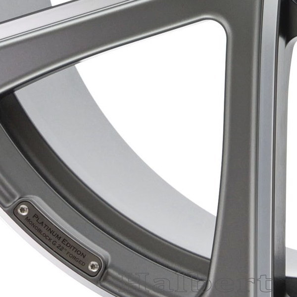 ��BRABUS Monoblock G forged "Platinum Edition"�ۥ֥�Х� ��Υ֥��å�G �ե������ɡ���¤��22����� 9.0-22 �ե����&�ꥢ1��ʬ�å�륻�ǥ��٥�� M / GL / GLE / GLS ���饹��Mercedes-Benz W164 / W166 / X164 / X166��G14-902-65-XL