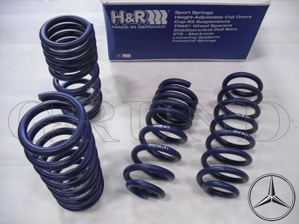 ��H&R Sport Springs��H&R ���ݡ��ĥ��ץ�� 29147-1�å�륻�ǥ��٥�� M���饹 W166 ML350 / ML350 �֥롼�ƥå���Mercedes-Benz W166�ۡ�29147-1�ۡ�����̵������Ź��ô��